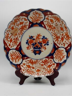 19th Century Japanese Imari Porcelain Plate, Imari Charger